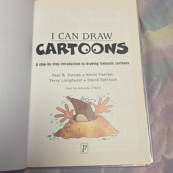 I Can Draw Cartoons hardcover book step-by-step introduction to drawing cartoons - Picture 8 of 17